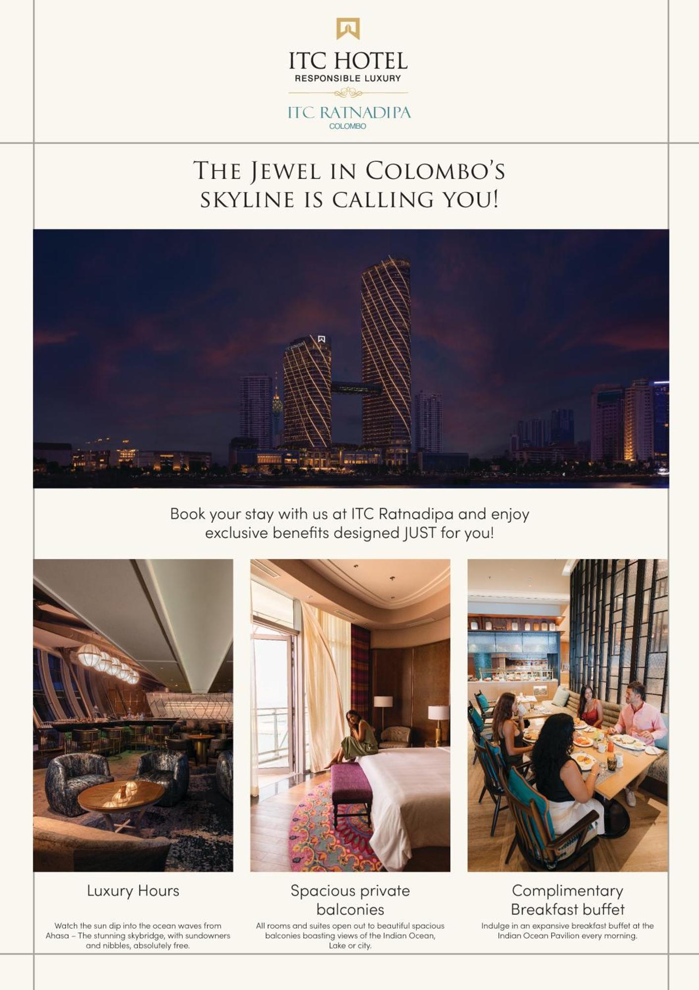 Itc Ratnadipa, A Luxury Collection Hotel, Kolombo Dış mekan fotoğraf